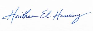 Haitham El Husseiny signature